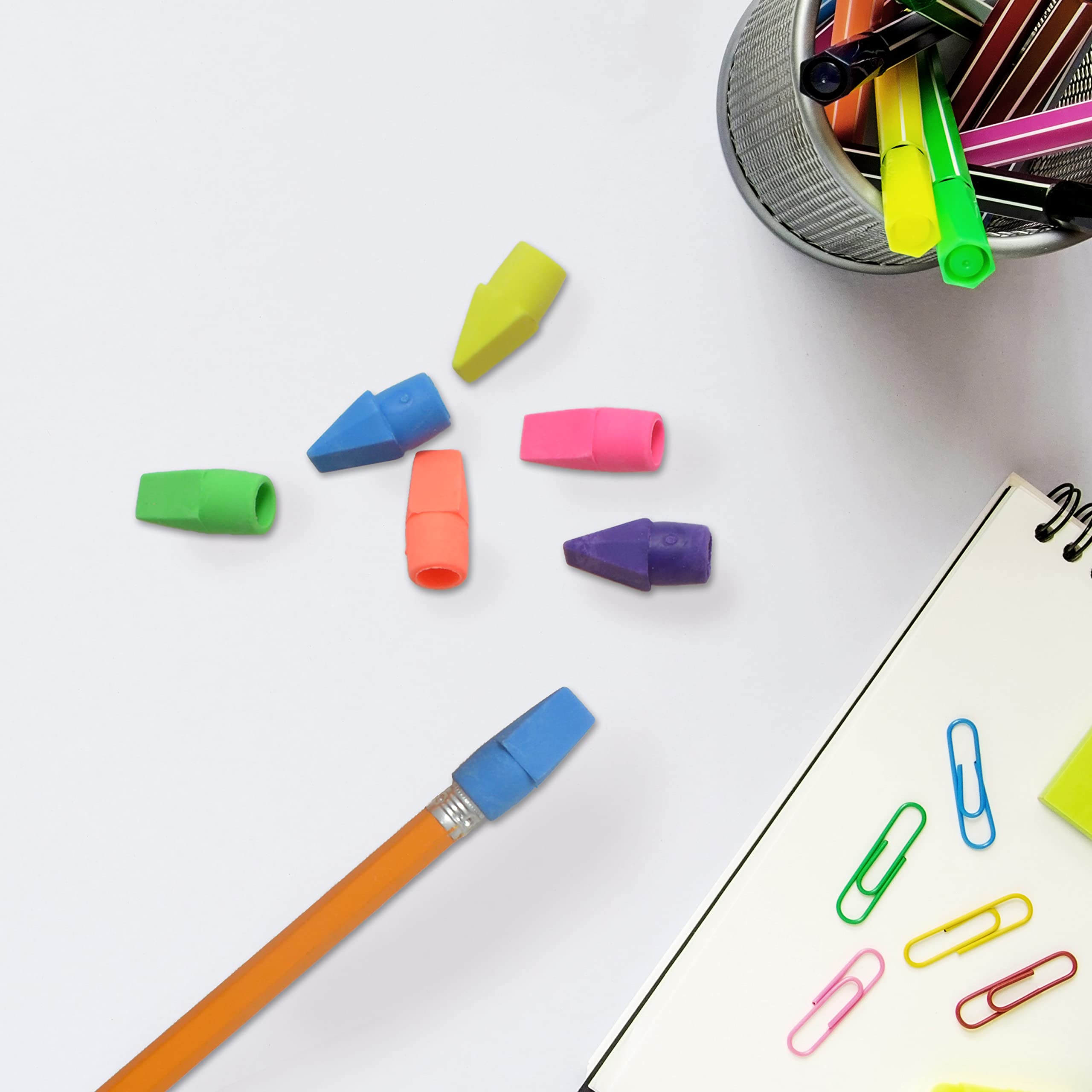 Westcott ‎14891 Pencil Eraser Toppers, Assorted, 12 Pack - Image 7