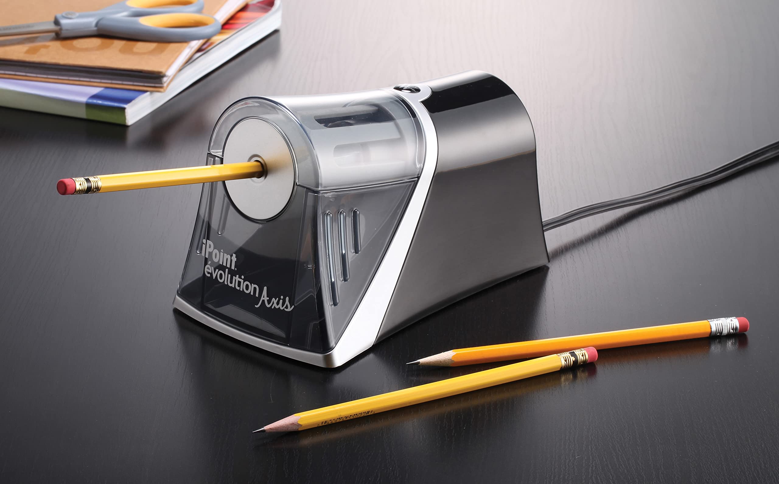 Westcott 15510 iPoint Evolution Axis Electric Sharpener, Silver - Image 3