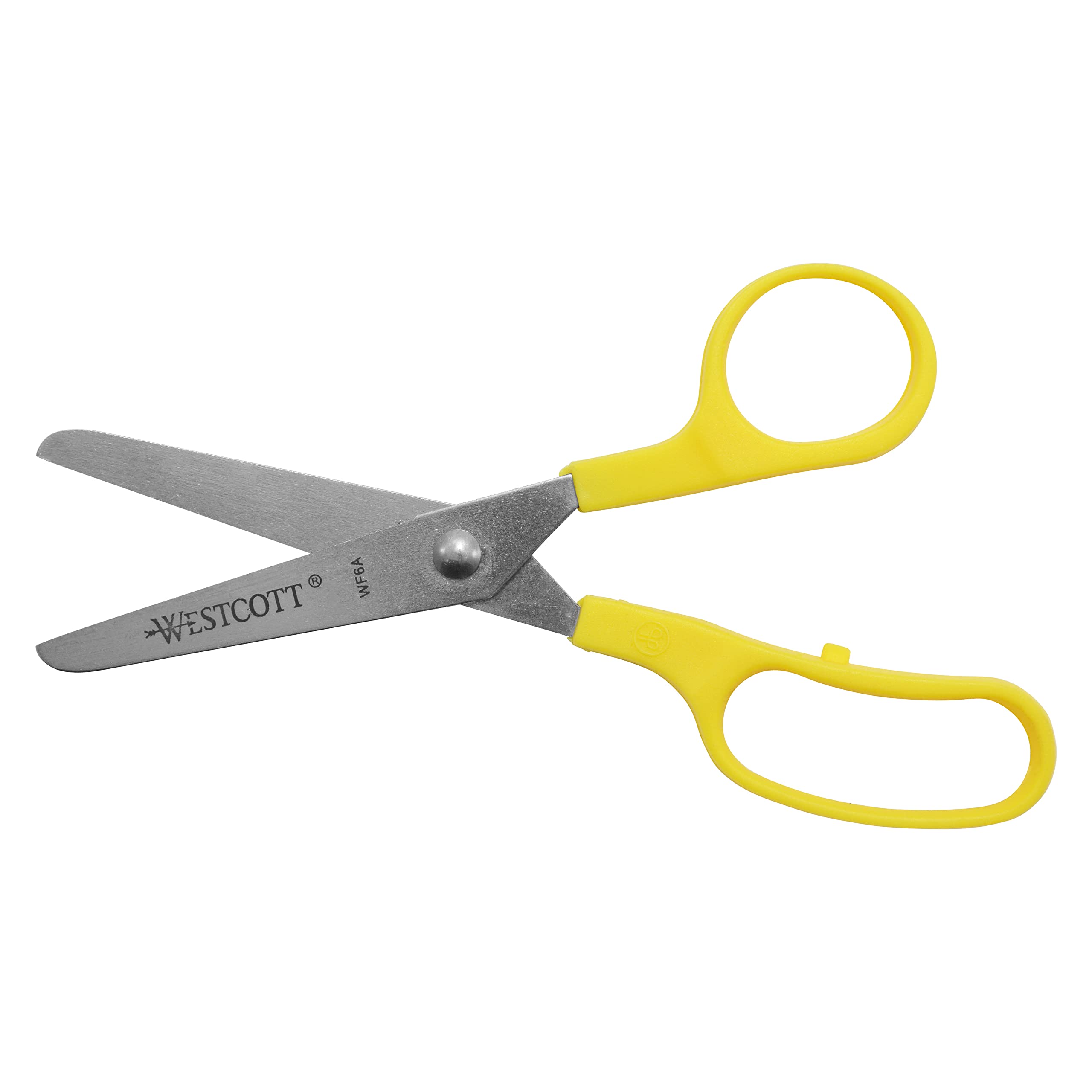 Westcott Kleencut Kids Blunt Scissors with Storage Rack, 5", Set of 12, Assorted Colors - Image 4