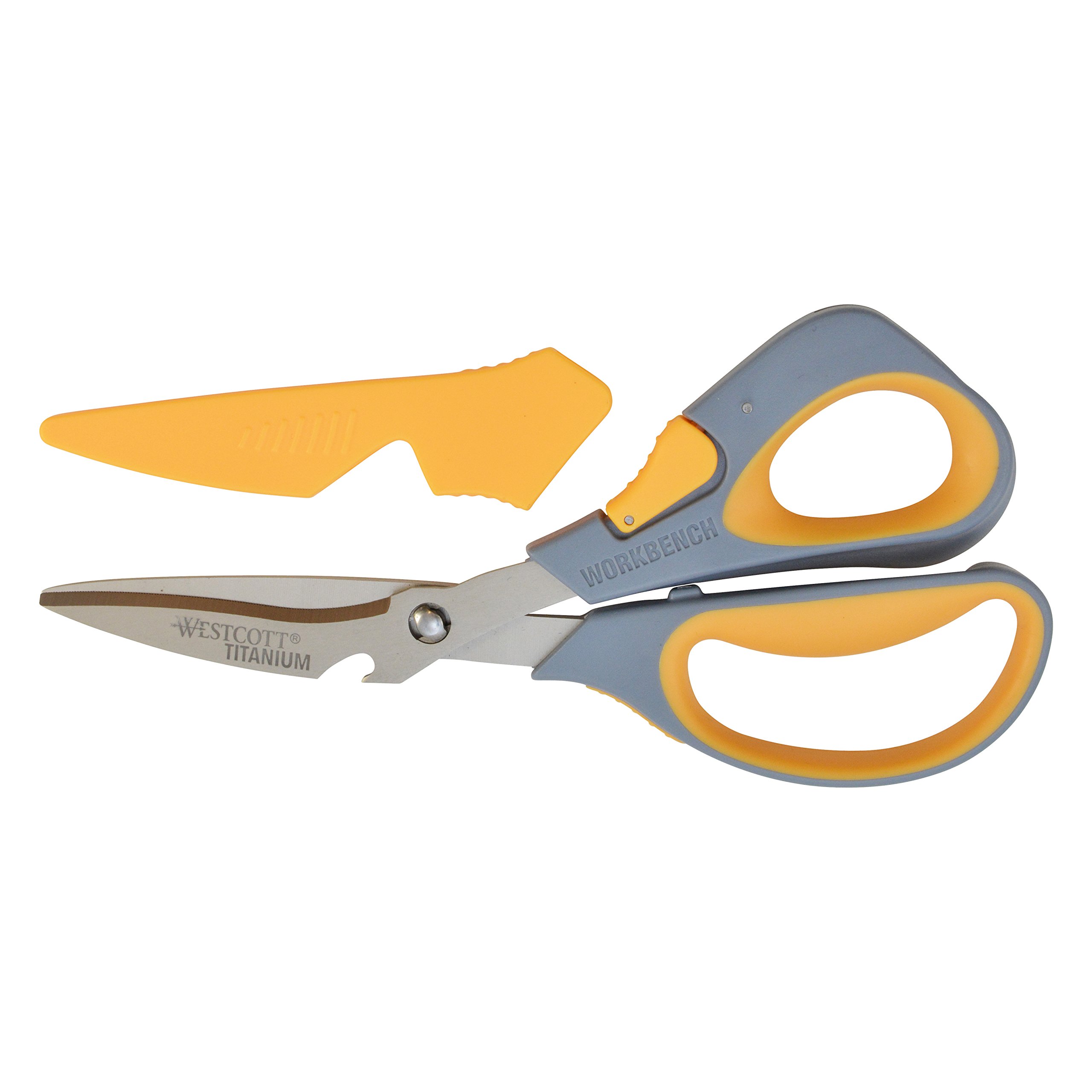 Westcott Titanium Workbench Shears with Sheath and Ceramic Cutter, 8" (16512) - Image 7